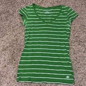 Striped Green tee